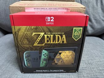 Legend of Zelda 40th Anniversary Edition Nintendo Switch 2 Console