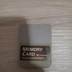 Playstation 1 Memory Card