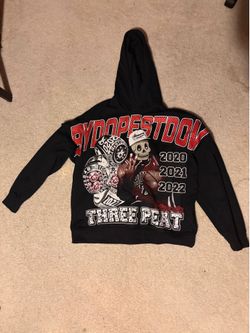 Three‑Peat Championship Hoodie – Byron Prestown – Men’s Large