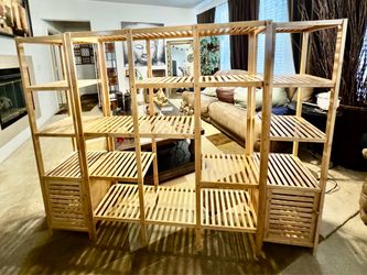 Bamboo Shelves Unit