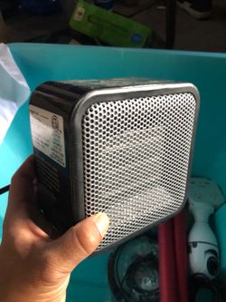 Amazon basics small heater.