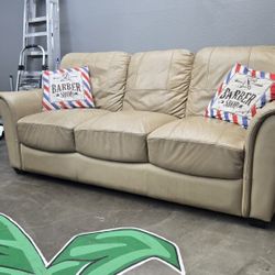 Leather Couch to the