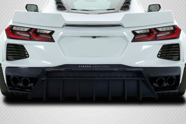 2020-2024 Chevrolet Corvette C8 Carbon Creations Gran Veloce Rear Diffuser - 1 Piece