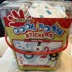"North Pole" themed foam stickers new 