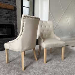 $120 Set of Comfortable Armed Cushion Chairs – Stylish & Sturdy  