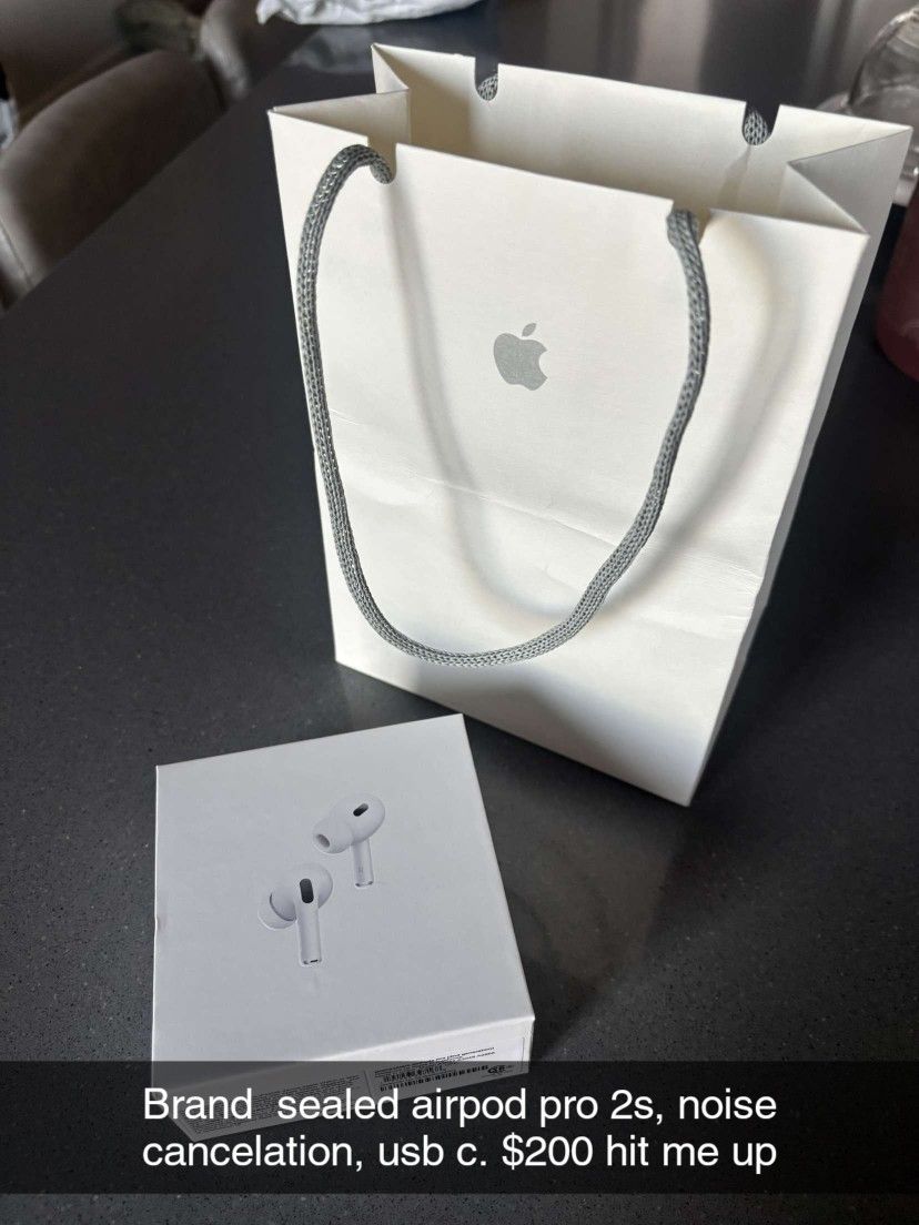 Airpod Pro 2s Usb-c Not Opened Apple Seal Intact.