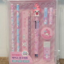 Sanrio My Melody Stationery Set With Case