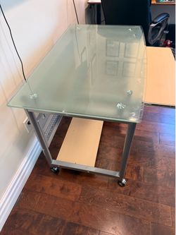 Glass Top Desk