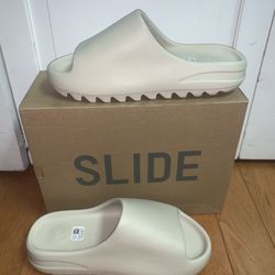 Bone yeezy slides