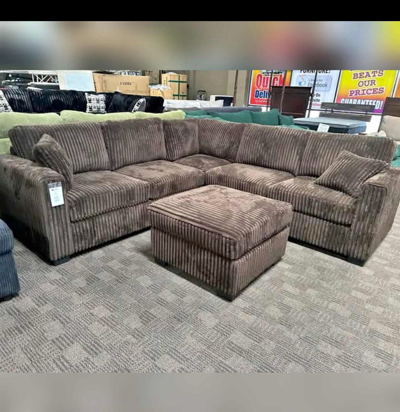 Corduroy Couch New In Box 