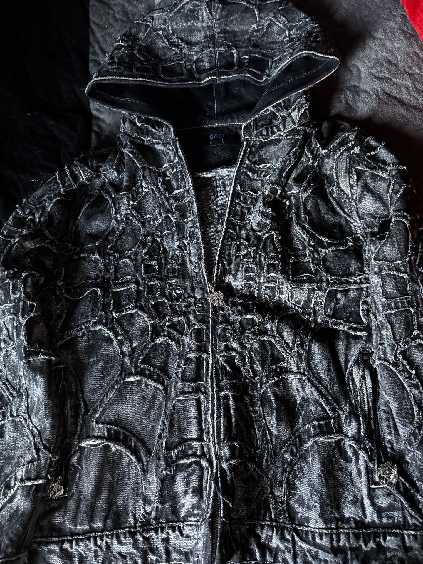 Revenge Spider Denim Jacket