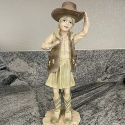 Cowgirl Figurine