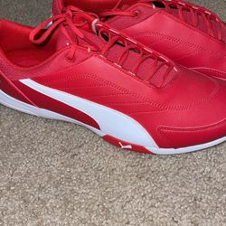 New Mens Ferrari Puma Shoes Red New Size 11