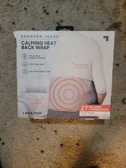 Sharper Image Calming Heat Back Wrap