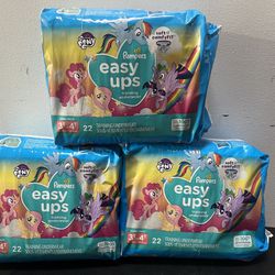 Easy Ups Diapers Training  8 Each 3t 4t