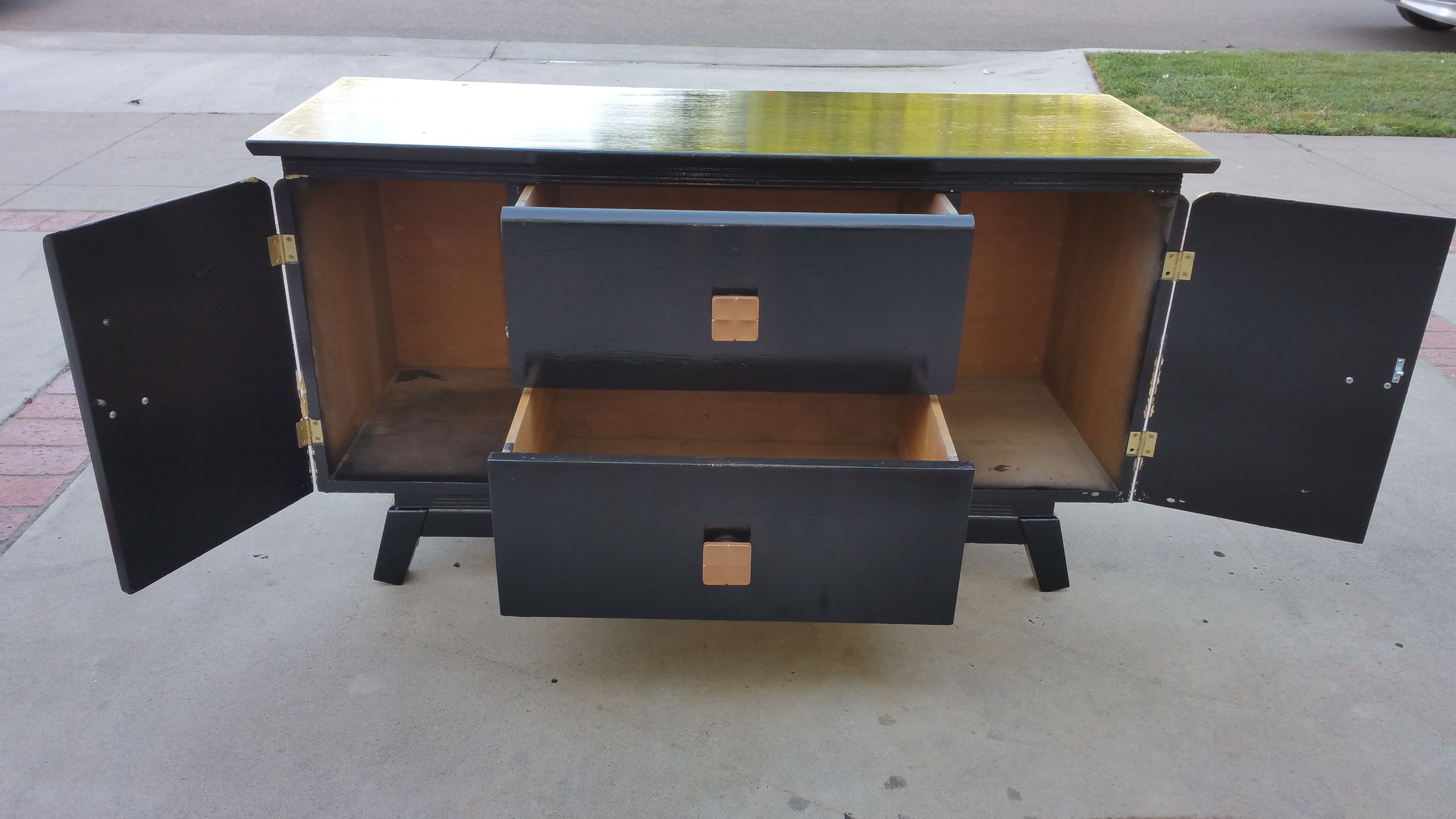 Black Console Cabinet