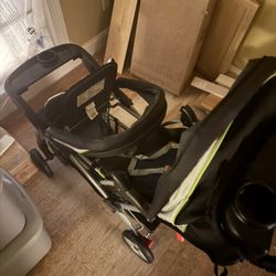 Double Seat Baby Stroller