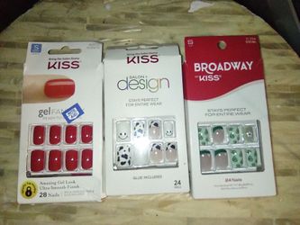 Kiss & Broadway Press-On Nails Bundle (3 Packs)