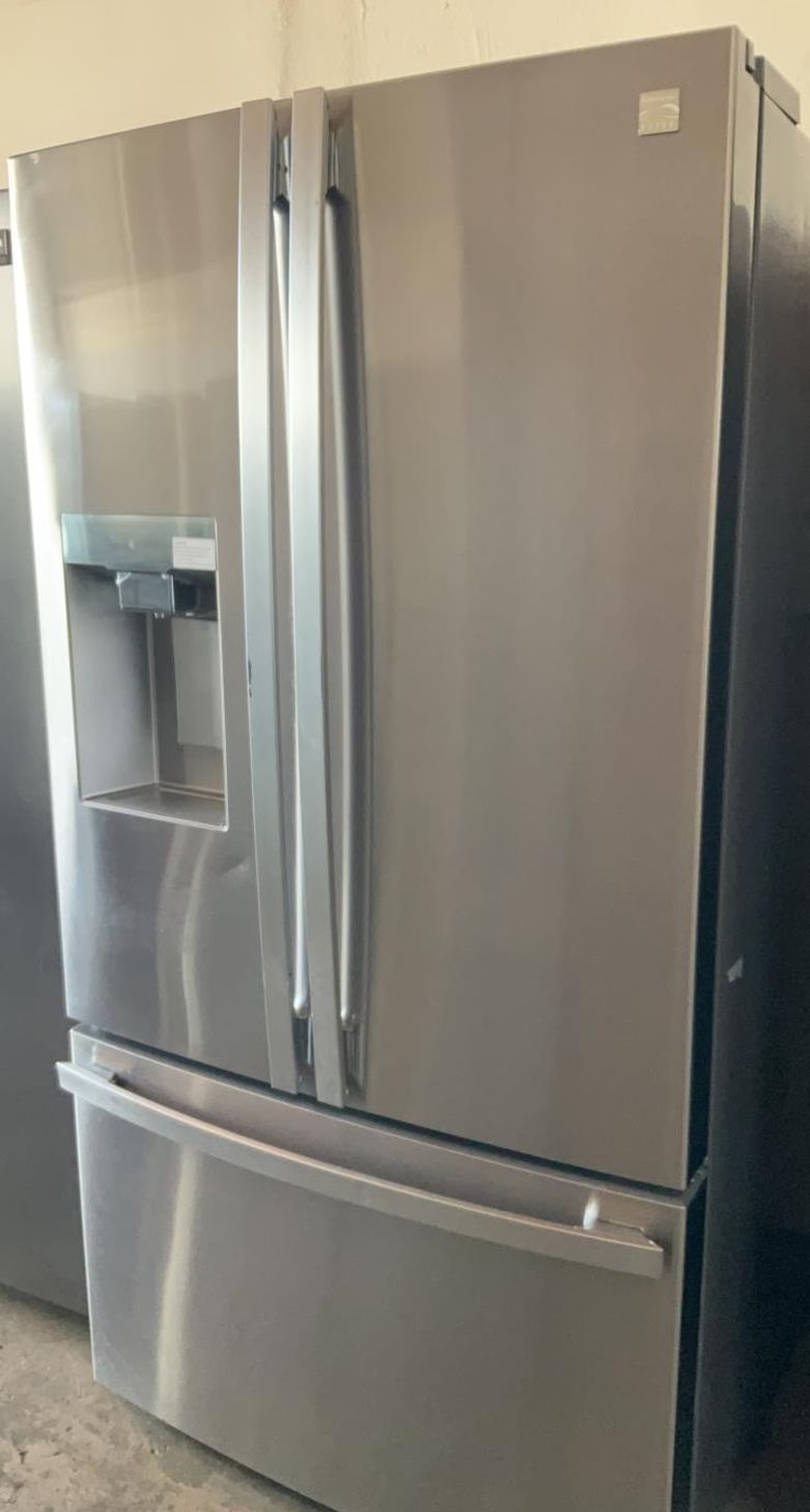 Kenmore 3-Door Stainless Steel Fridge
