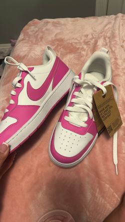 Pink Nike shoes