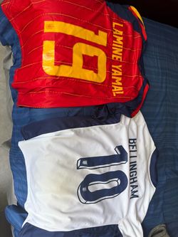 Lamine yamal jersey and Jude Bellingham