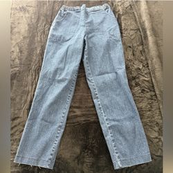 Croft & Barrow Stretch Blue Denim Pants