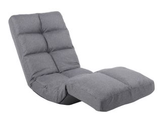 Brand New In The Box - DeeLyan Floor Recliner with Adjustable Footrest - 14-Position Backrest & 5-Level Footrest for Ultimate Relaxation, Foldable Lin