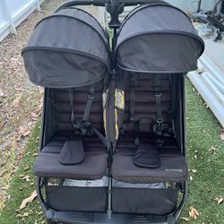 Summer Infant 3Dpac CS+ Double Stroller, Black