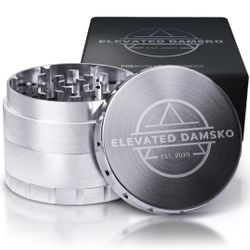 Elevated Damsko 2.5 inch Stainless Steel Herb Grinder New