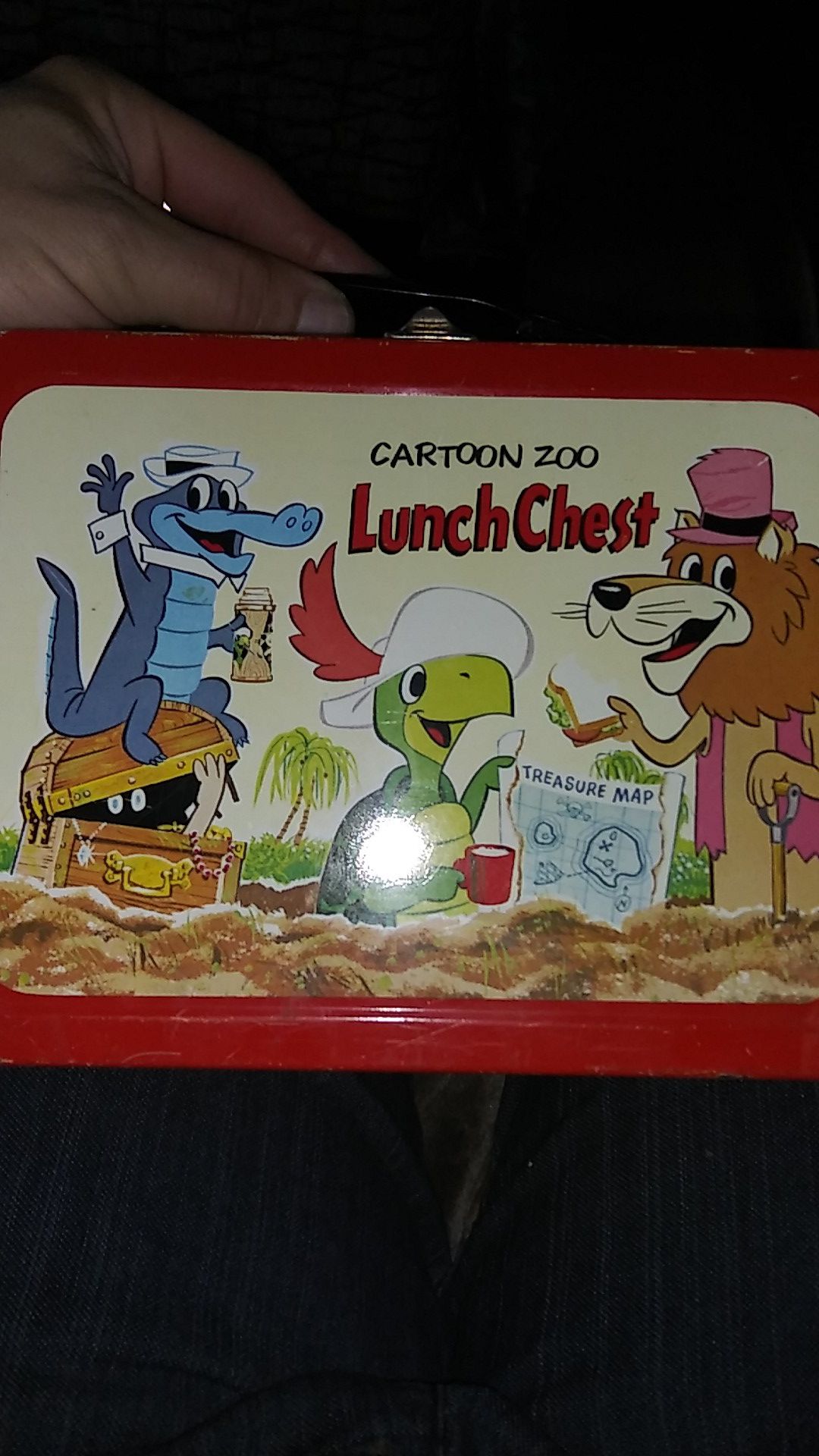 Rare vintage collectible metal lunch box 1960s