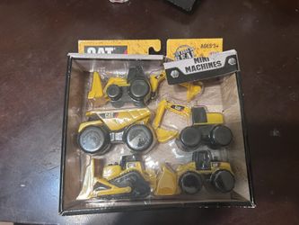 CAT Mini Machines Toy Set - Pack of 4
