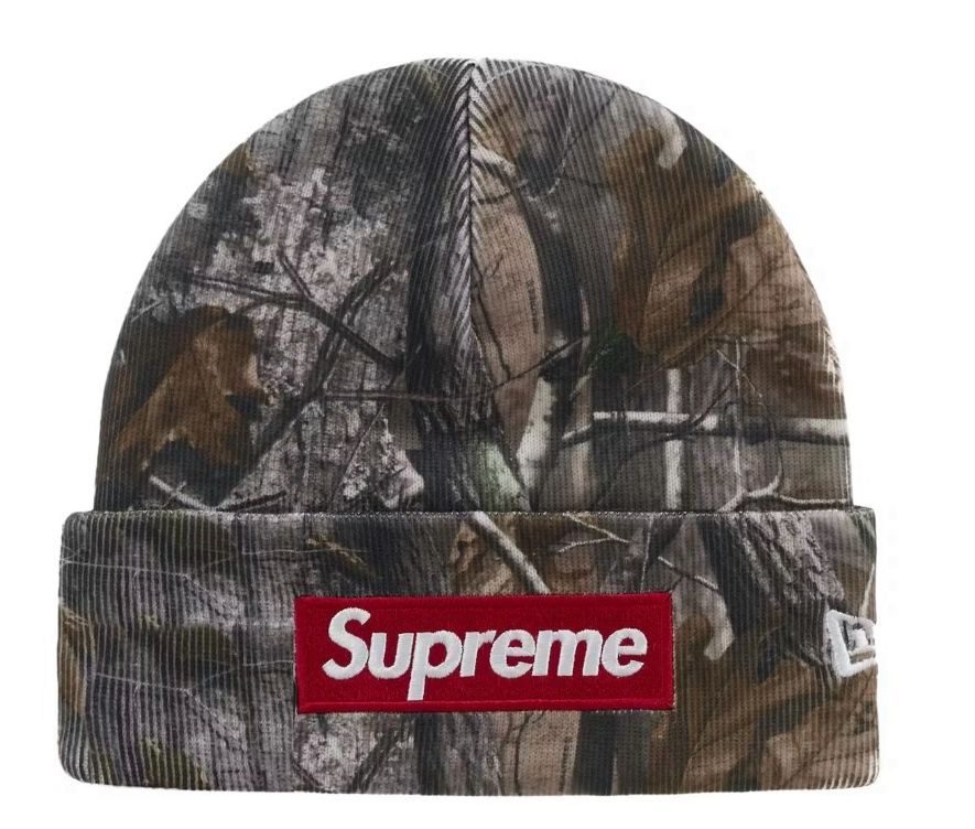 Supreme Camo Beanie Woodland Camo