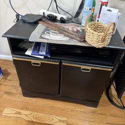 Black TV Stand