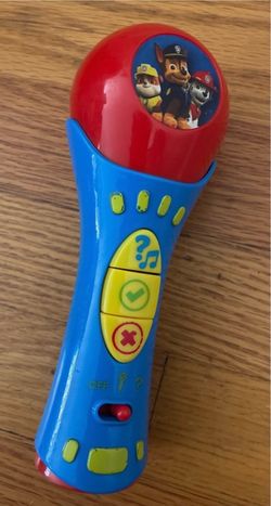 paw patrol musical microphone