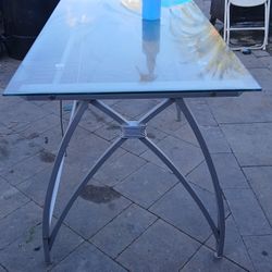 Glass Desk