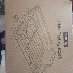 Black Dish Drying Rack