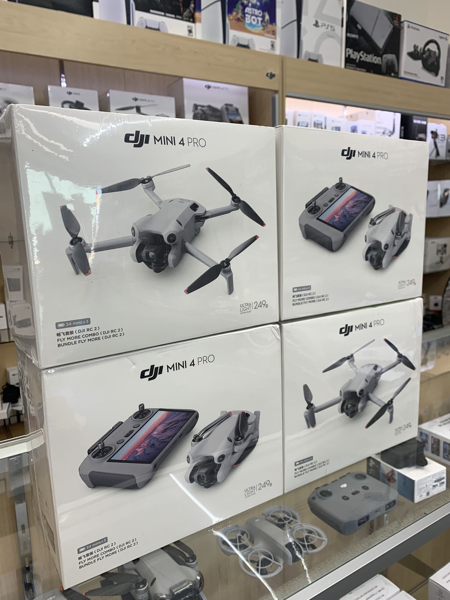 Mini 4 Pro Flymore Combo RC 2 Remote