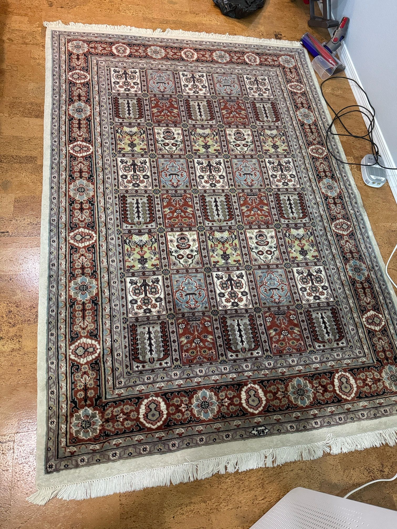 Imported Persian Silk Rug (6ft X 4.5ft)