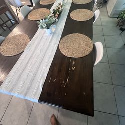 Dining Table  With 6 Chairs 