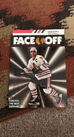 Face Off Chicago Blackhawks 1996 Program