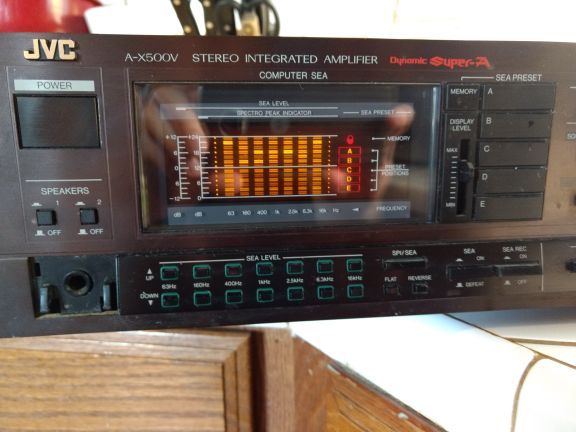 Vintage jvc a-x500v stereo amplifier