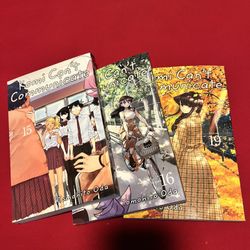 Komi Can’t Communicate Manga Vol. 15, 16, & 19