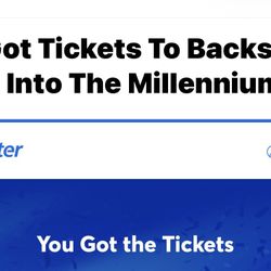 Tickets To Backstreet Boys: Into The Millennium