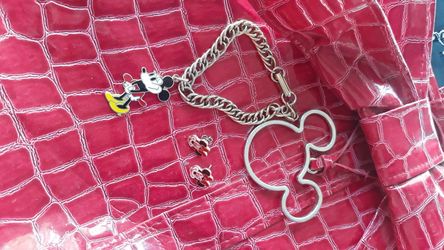 DISNEY COLECCION "" PURSE , BRACELET AND EARRINGS ""