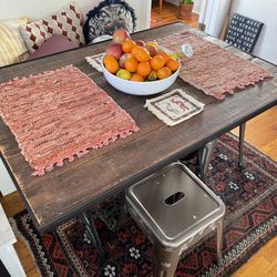 Vintage Sewing base cast-iron dining table￼