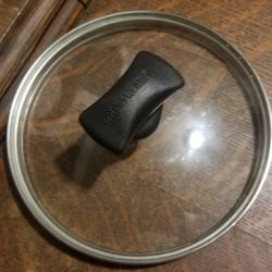FaberWare 6 Inch Glass Lid Only. 5 1/4 inside diameter measures