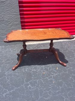 Antique Wood Coffee Table by John Stuart