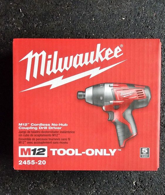 Milwaukee
M12 12V Lithium-Ion Cordless 1/4 in. No-Hub Coupling Driver (Tool-Only)