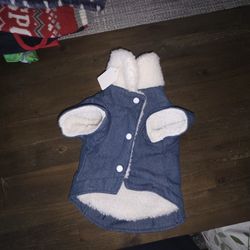 Dog Denim Jacket Size Medium 