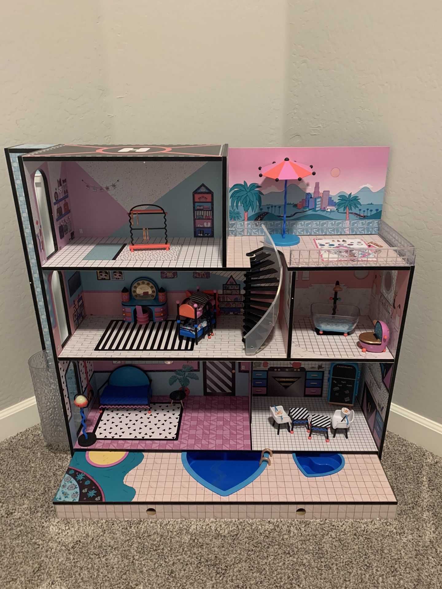 LOL doll play house NEW assembled surprise dolls